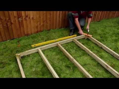 How to Build a Shed Base on a Slope | Blog | Garden Buildings Direct