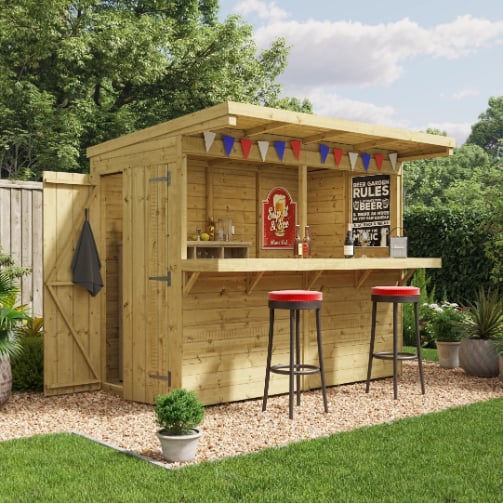 Corner Home Drinks Bar Perfect for Summerhouse,mancave,home & Garden 