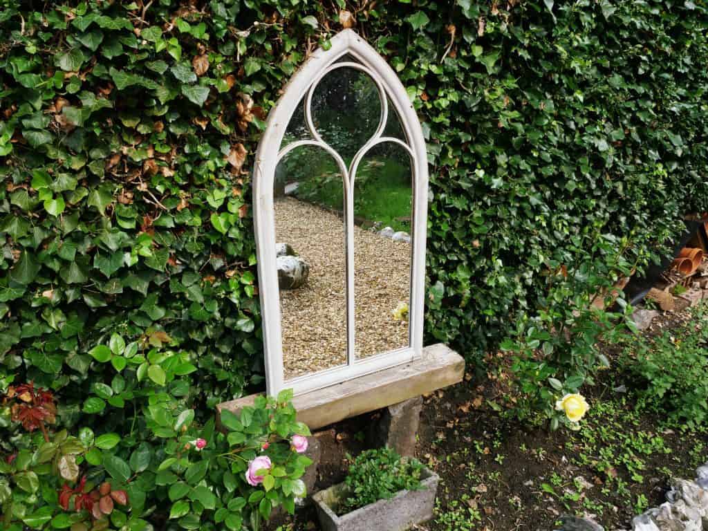 Classic church garden window