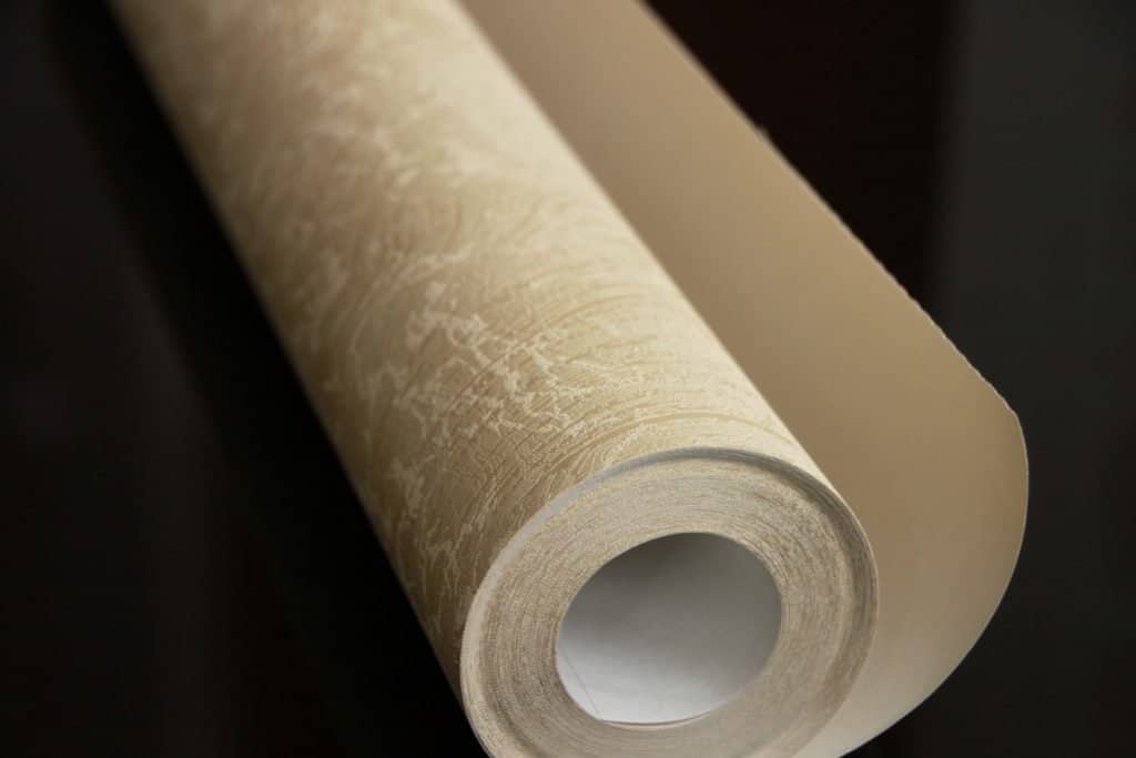 A roll of wallpaper