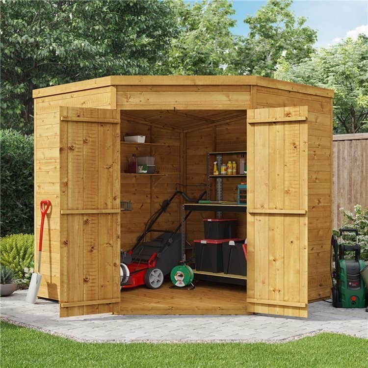 BillyOh Expert Tongue and Groove Corner Workshop Shed