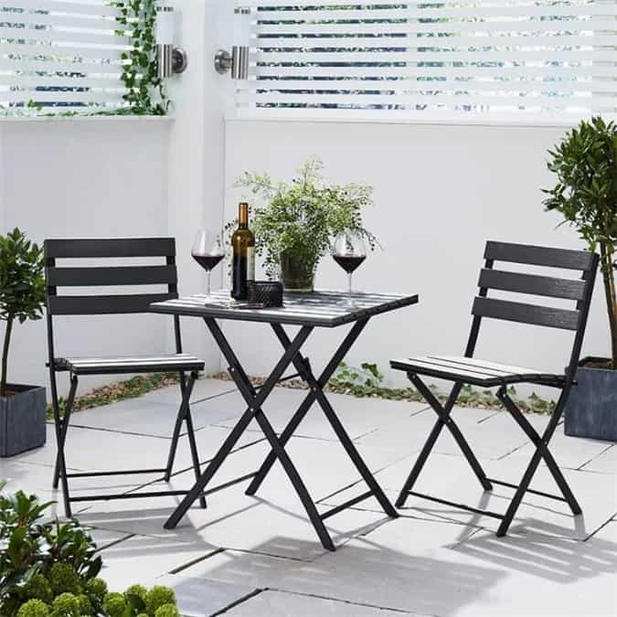 Sölback Grey Bistro Set