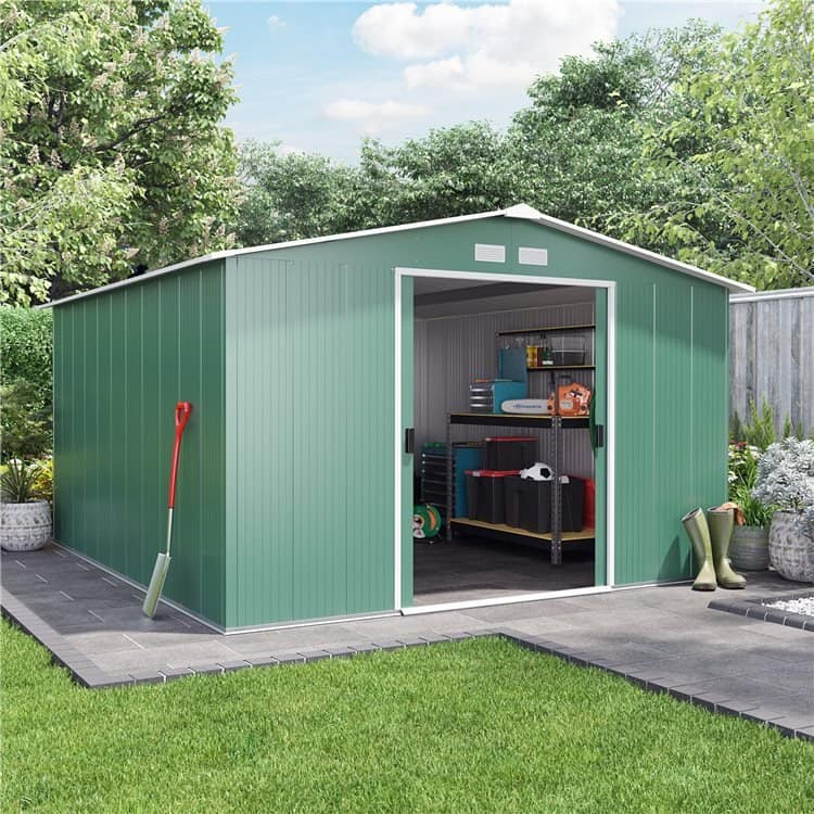 BillyOh Cargo Pent Metal Shed Including Foundation Kit