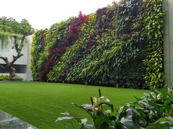 Vertical garden wall