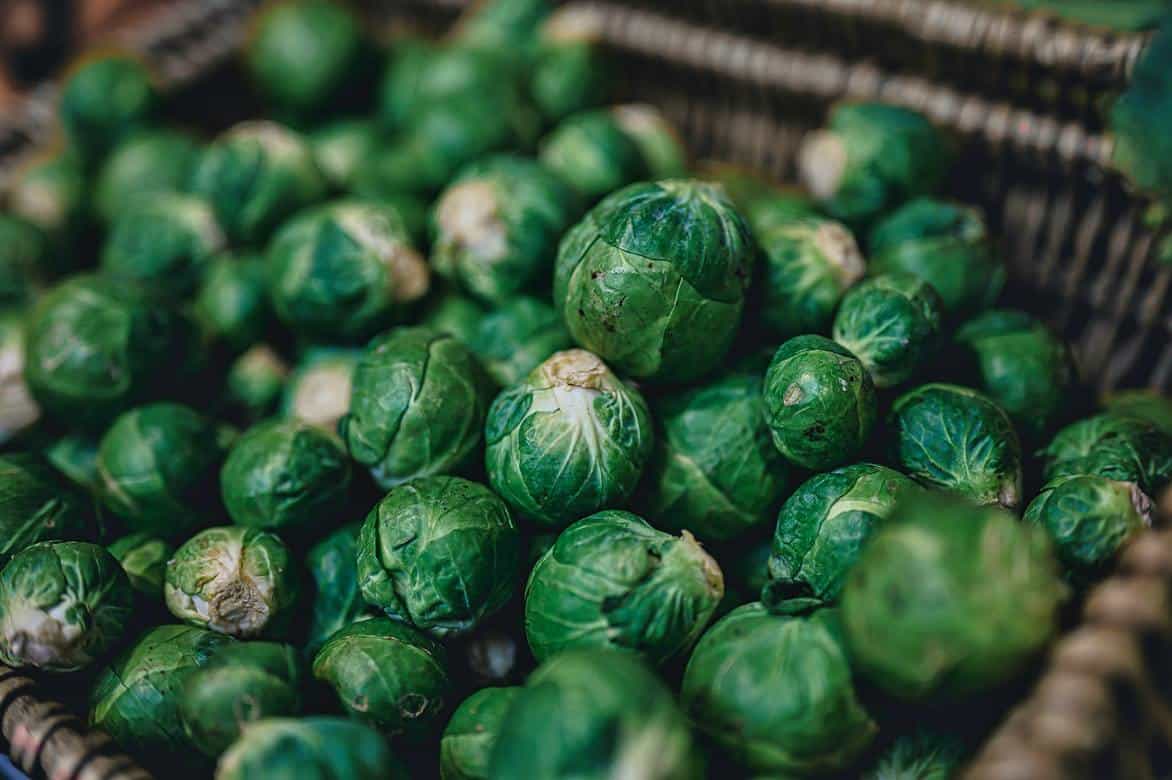 Multiple Brussels sprouts 