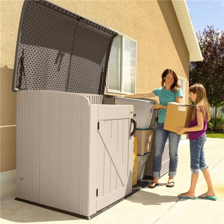 Lifetime 6ftx3.5ft Heavy Duty Horizontal Storage Plastic Shed