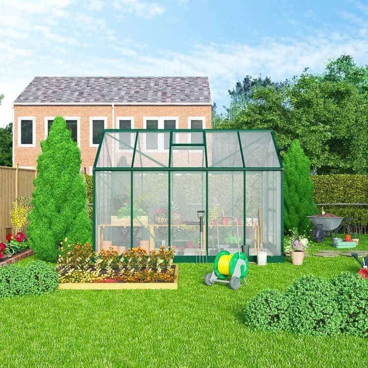 BillyOh Harvester Walk-In Aluminium Polycarbonate Greenhouse