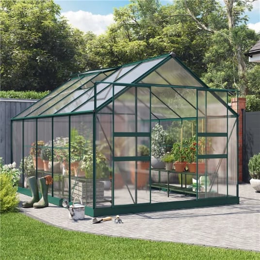 BillyOh Harvester Walk-In Aluminium Polycarbonate Greenhouse