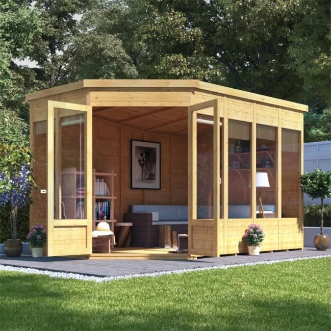 BillyOh Renna Tongue and Groove Corner Summerhouse