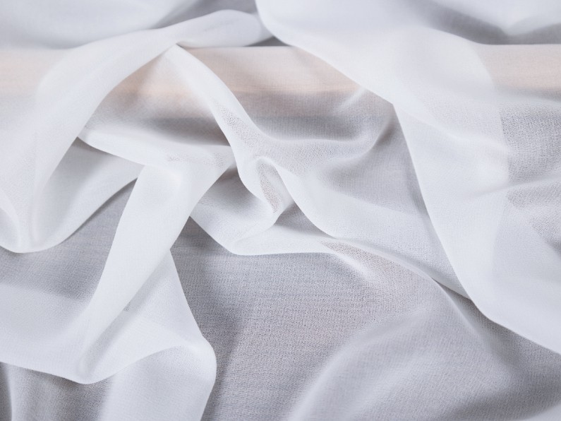 White weaving fabric