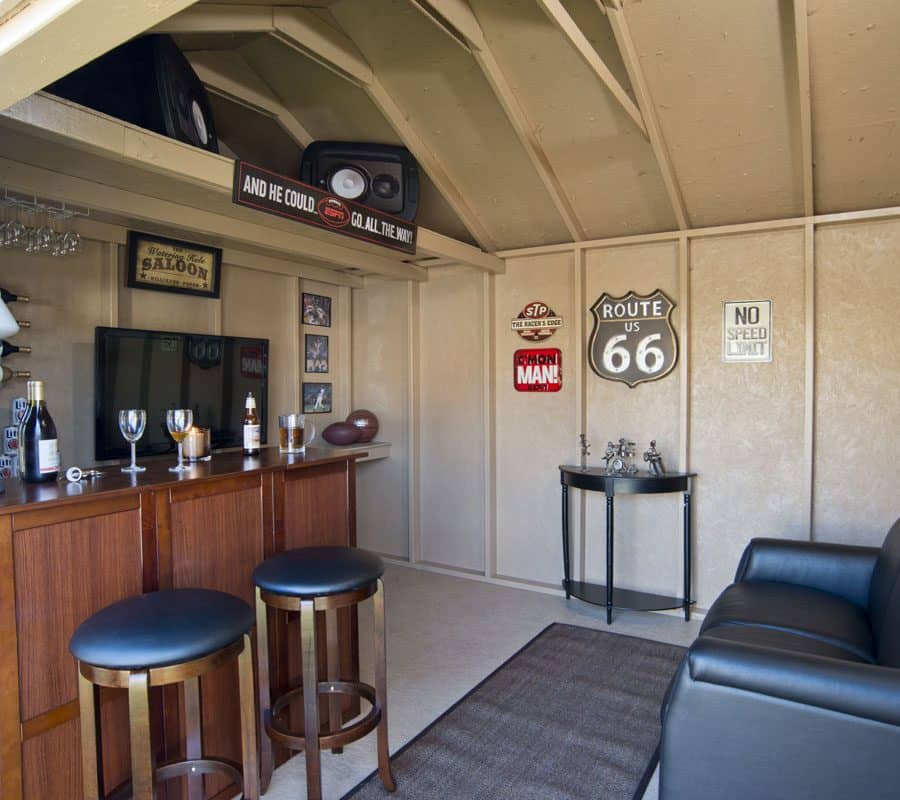 Shed man cave