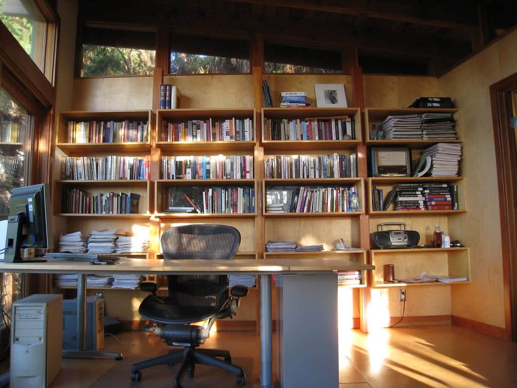 Writer's retreat cabin office