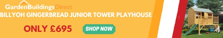 BillyOh Gingerbread Tower Playhouse Thin Ad Banner