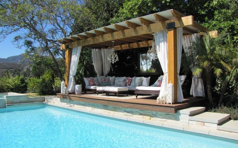 Poolside cabana