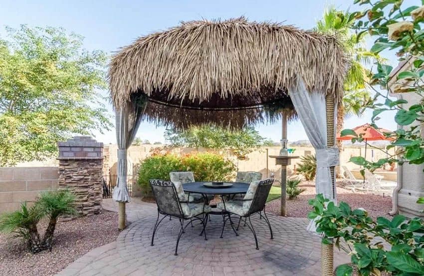 Garden palapa for shade