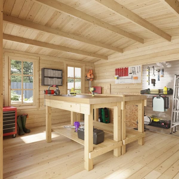 BillyOh Alpine Workshop Log Cabin