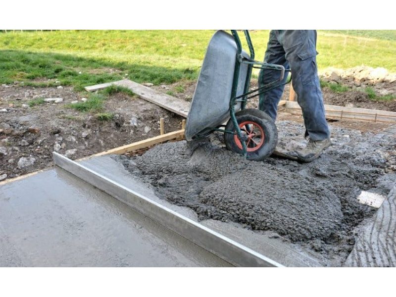 The process of creating a shed concrete base