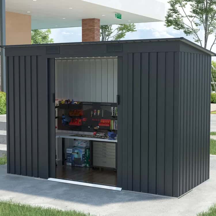 Newton Pent Metal ShedNewton Pent Metal Shed