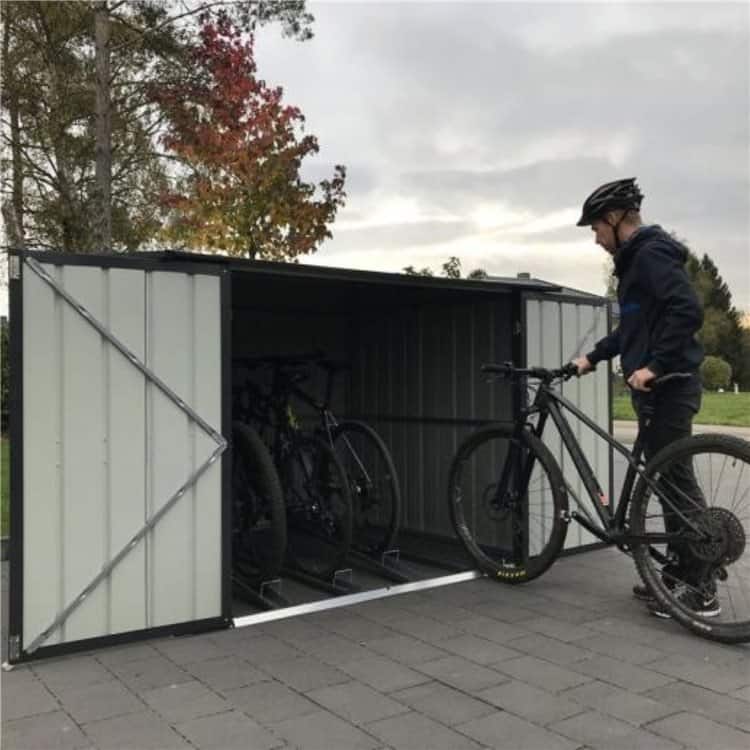 Globel 6’x6’ Bicycle Store Anthracite Grey