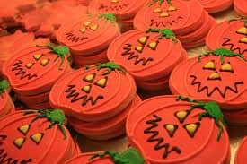 Orange tasty pumpkin cookies