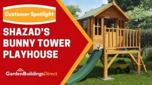 Bunny tower playhouse