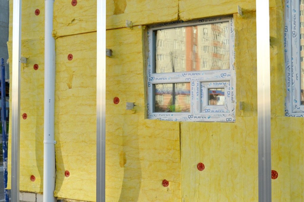 insulation and windows facade