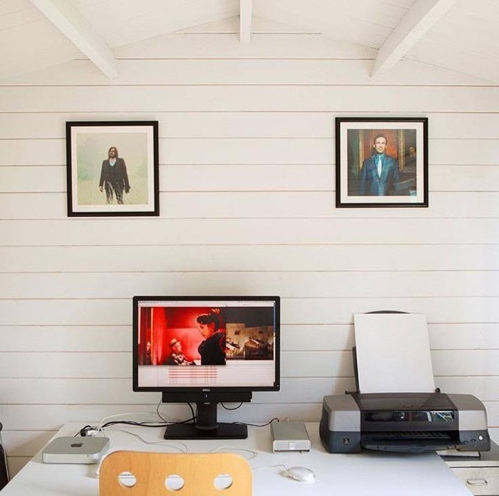 BillyOh’s customer image of a garden office setup.