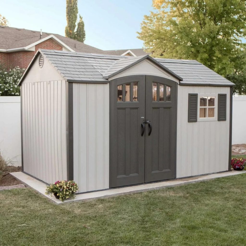 Lifetime 12.5ftx8ft Heavy Duty Plastic Shed