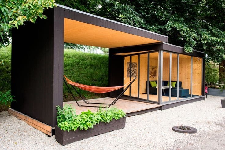 Garden room with modular design
