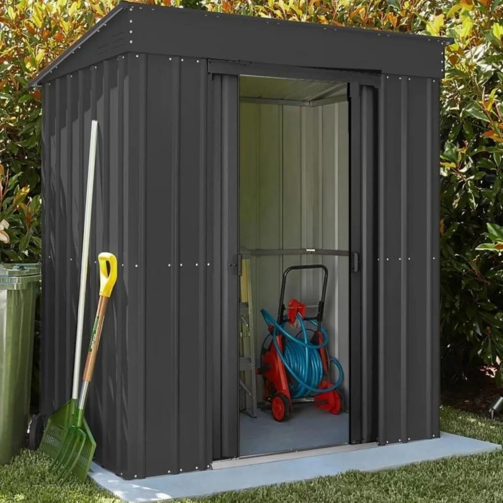 Lotus Pent Metal Shed