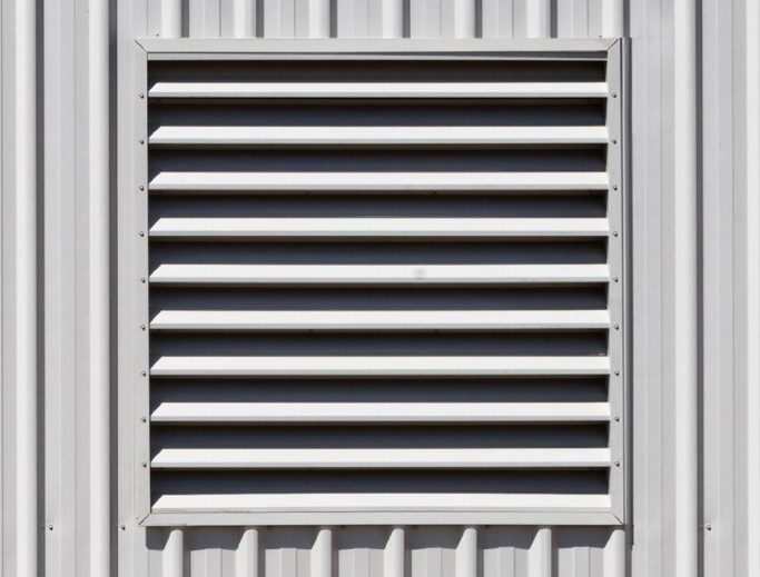 Wall vents for shed