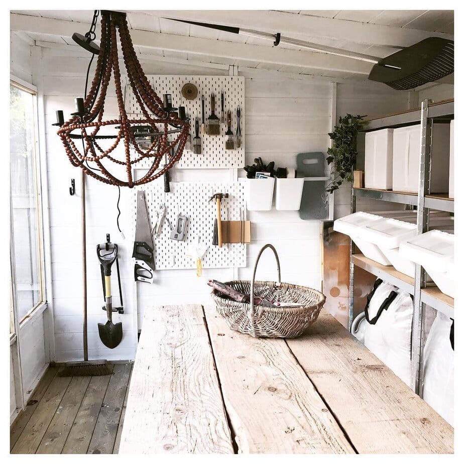 Customer’s Image: Emma revealed how she turned her BillyOh Bella Summerhouse into a personal potting and DIY studio.