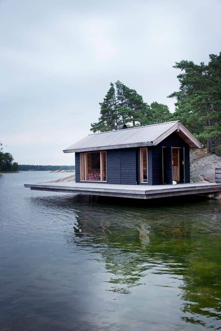 Floating summer house concept