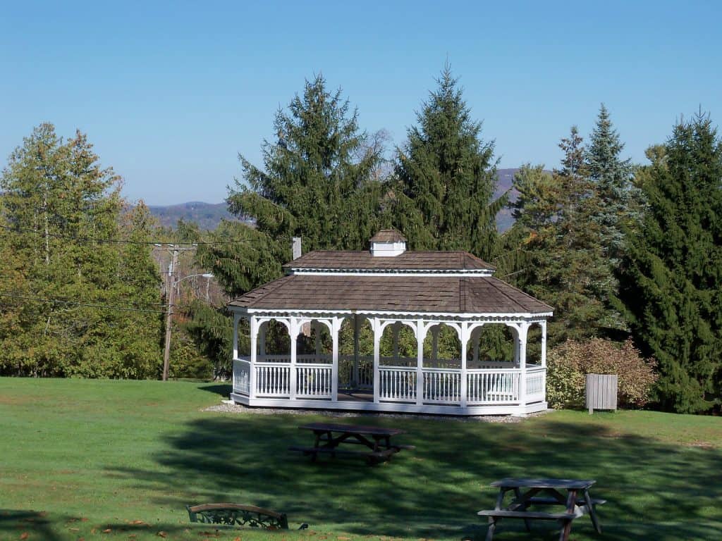 Classic farmhouse-style gazebo