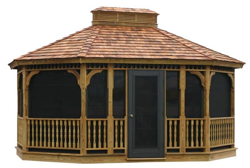 Enclosed gazebo model