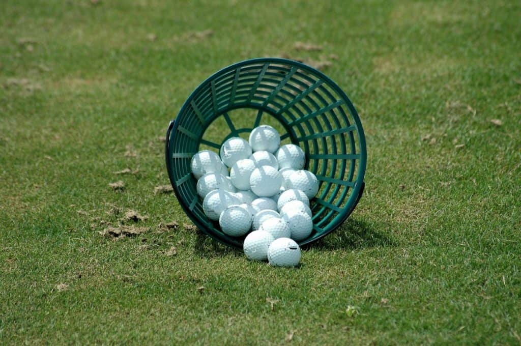 Lawn golf balls