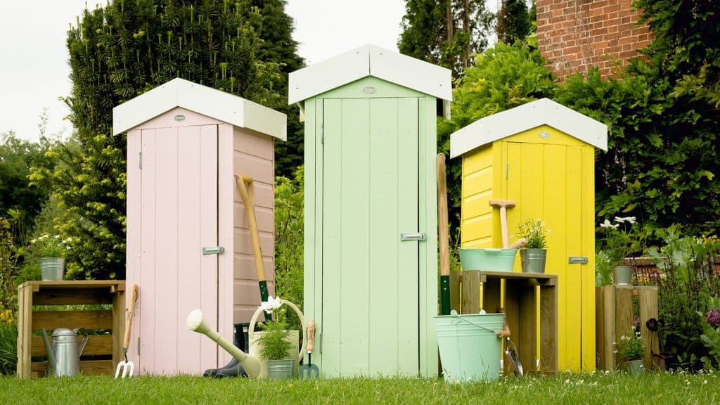 Pastel shed exterior wall paint