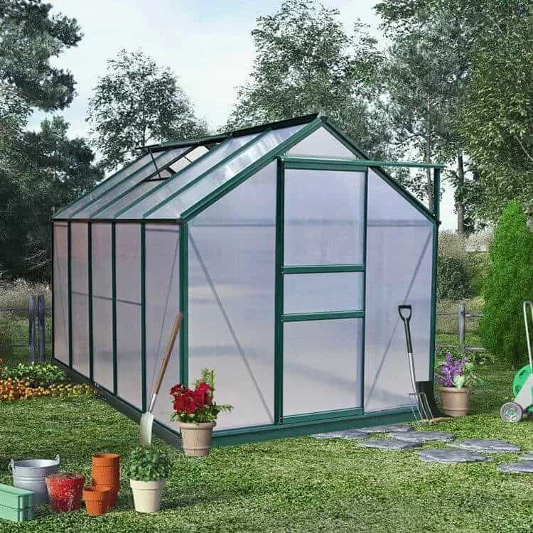 BillyOh Rosette Hobby Aluminium Polycarbonate Greenhouse