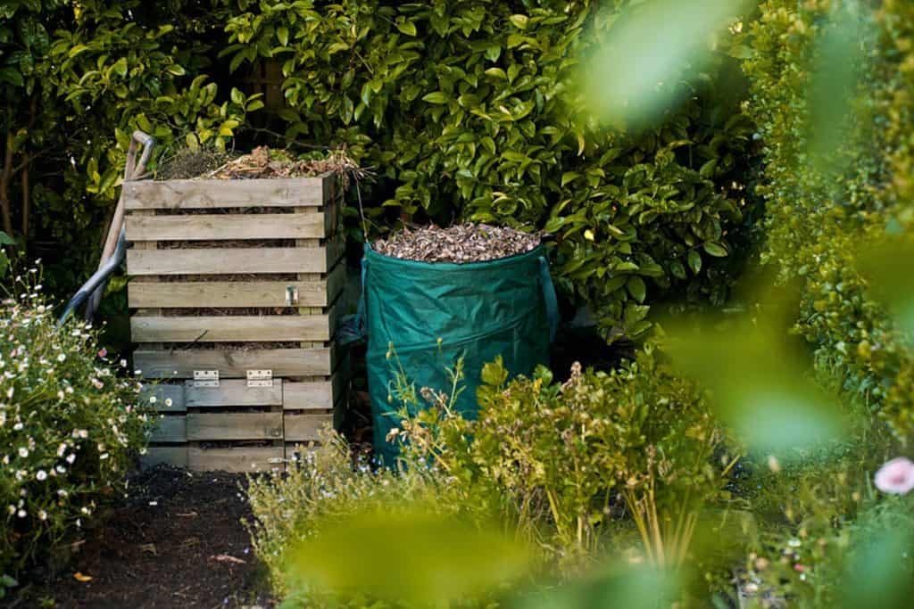 DIY compost with a bin or two