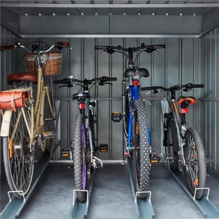 Bike storage shed for best sale 3 bikes