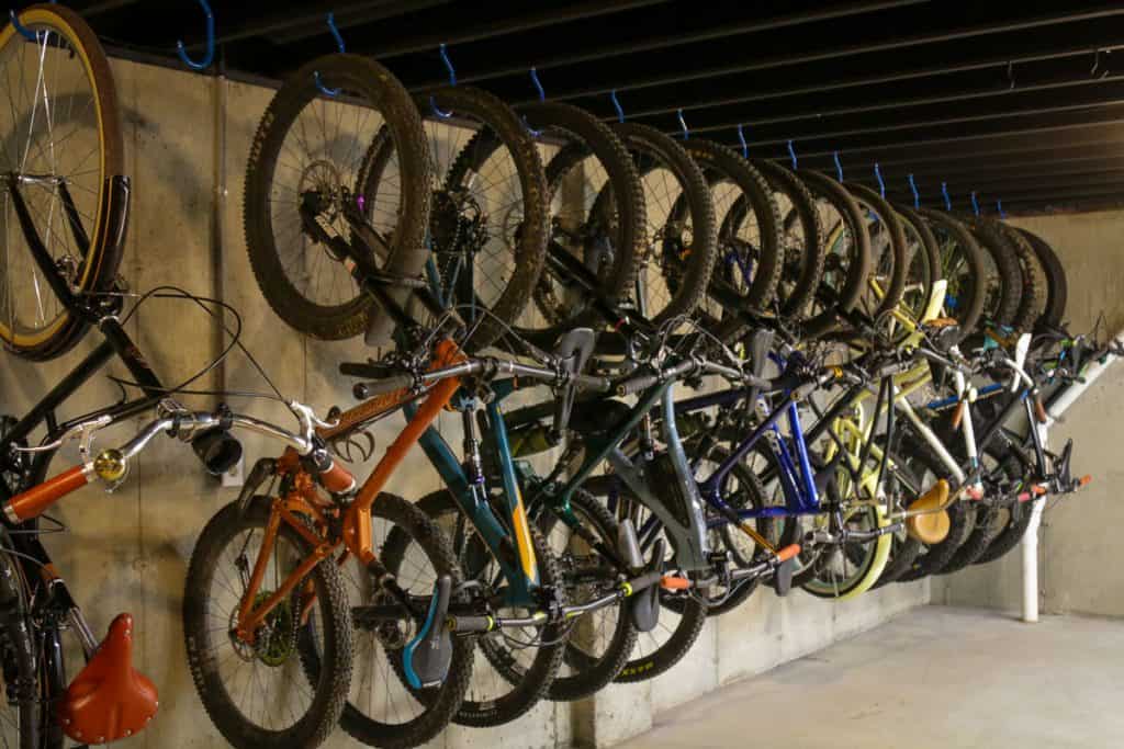 Hook racks for bikes