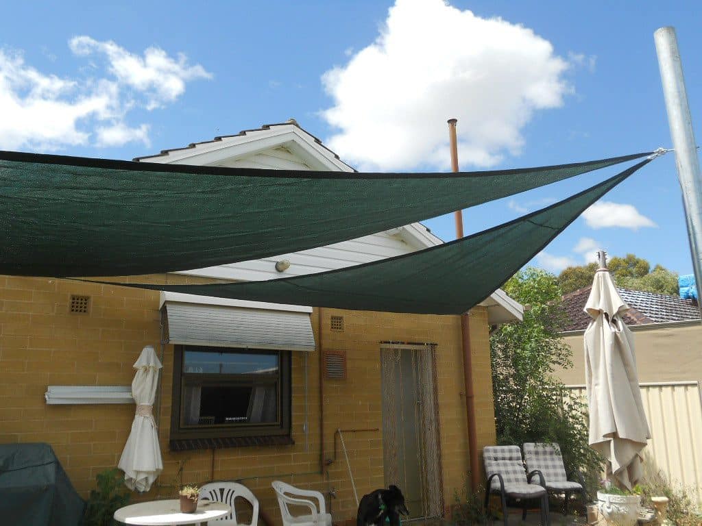 Patio sun shade sail