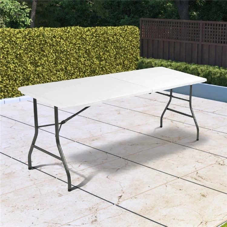 BillyOh 6ft Heavy Duty Plastic Folding Outdoor Trestle Table