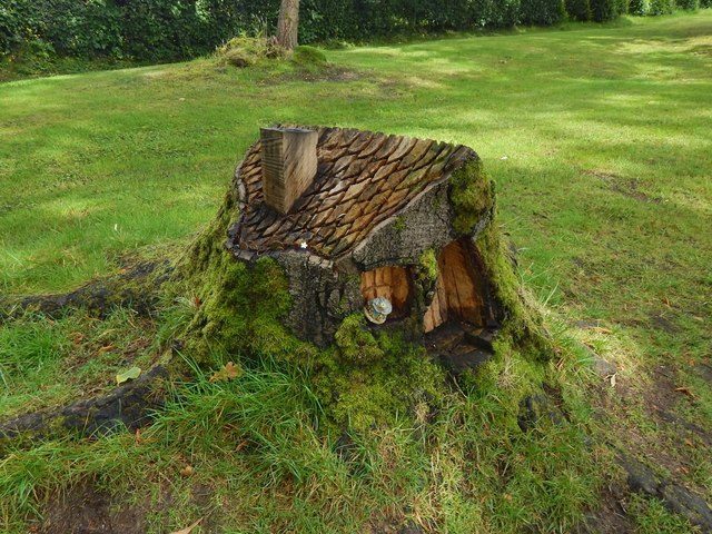 Gnome tree stump house