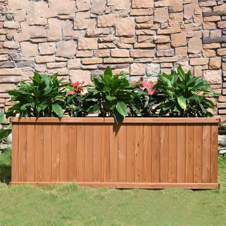 BillyOh Iris 72” Fir Wooden Planter