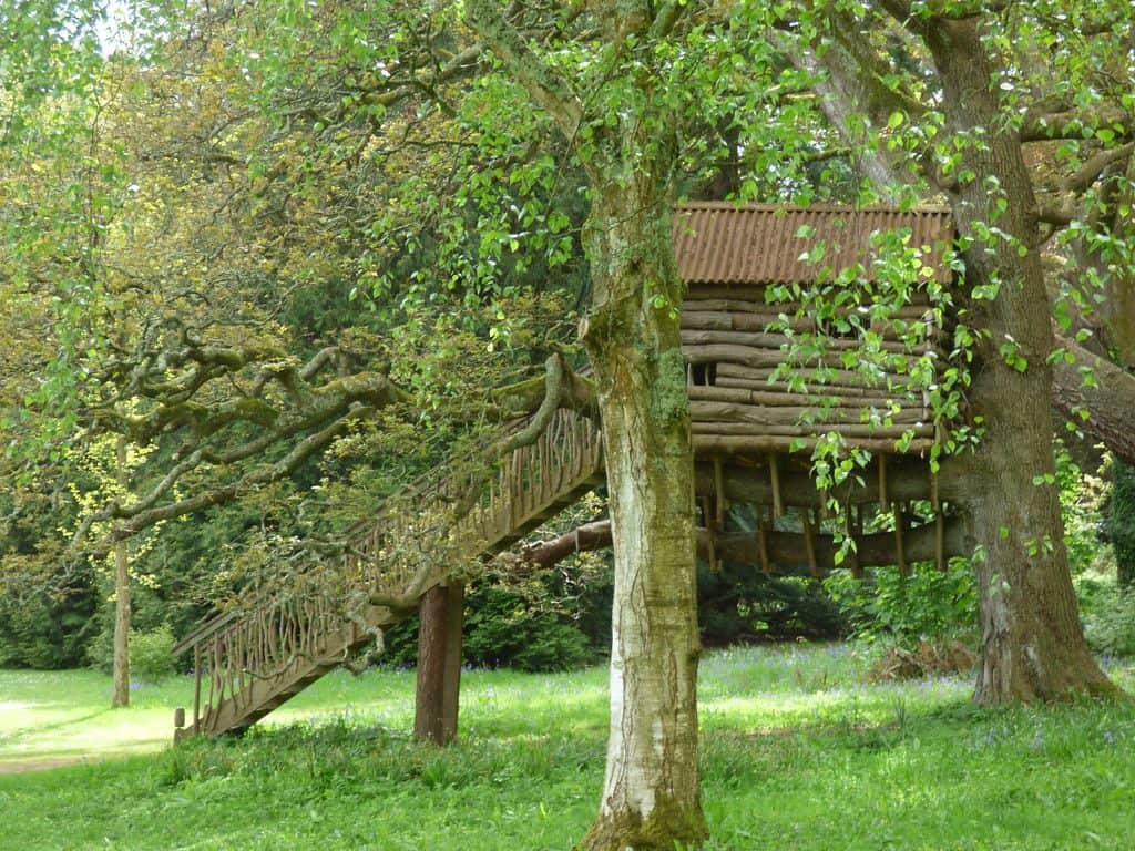 Small garden treehouse