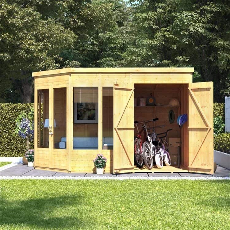 BillyOh Penton Corner Summerhouse with Side Store