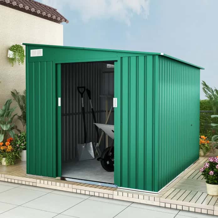 Newton Lean to Metal Shed