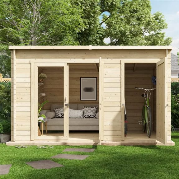 BillyOh Tianna Log Cabin Summerhouse with Side Store