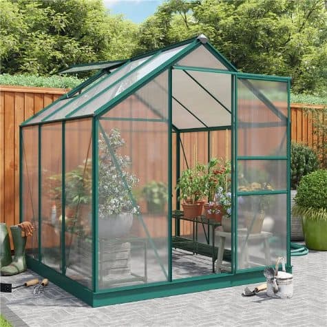 BillyOh Rosette Hobby Aluminium Polycarbonate Greenhouse